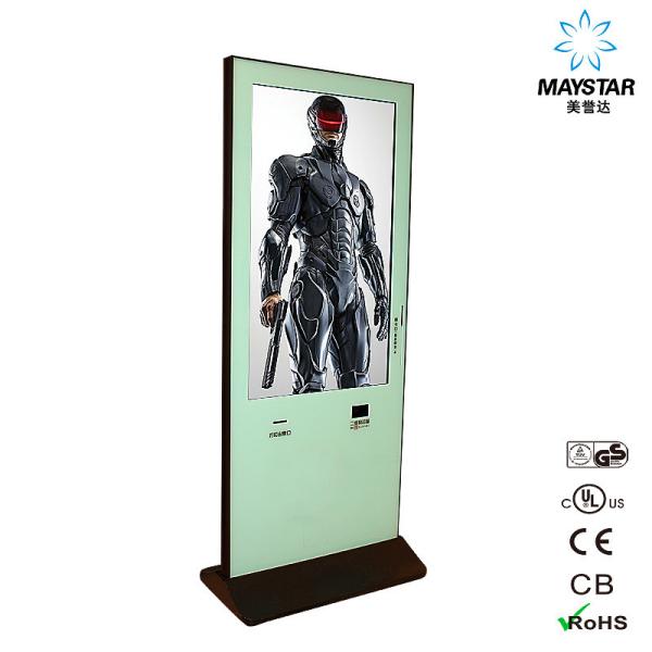 Quality Large Touch Screen Kiosk Monitor Floor Stand TFT LCD Panel Touch Screen TV Monitor for sale