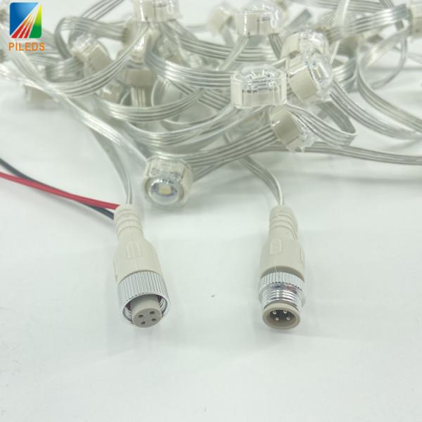 IP67 Anti-Cold UV SK6812 DMX 20MM RGBW Pixel LED Light For Outdoor LED Screen Christmas Plastic Material