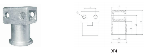 Flange Base Fitting for High Voltage Polymer Insulator