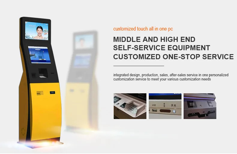 Oem Odm Touch Screen Document Scanning Copying And Printing Self Service Print Terminal Kiosk