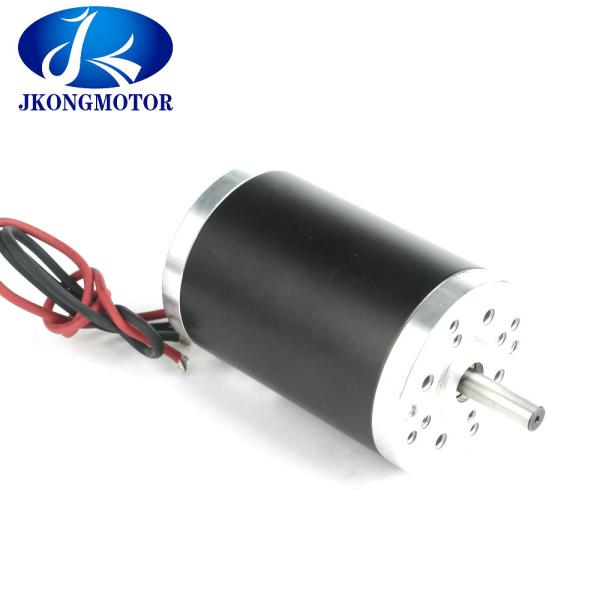 High Speed 63mm Brush Type DC Motor 12V , 24V CNC Machine Motors 7500rpm 314W