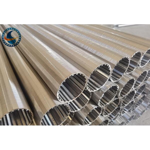 2507 Duplex Steel V Wire Screen Filter Cylinder With 0.13±0.02mm Slot