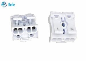 Wholesale 2 Poles PA66 Quick Terminal Blocks Lever Nuts 450V 24A Push In Connector Block from china suppliers