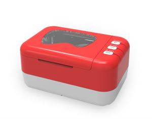 China New Mini Red JP-520 Ultrasonic Denture Sterilizer 15W For Parents on sale