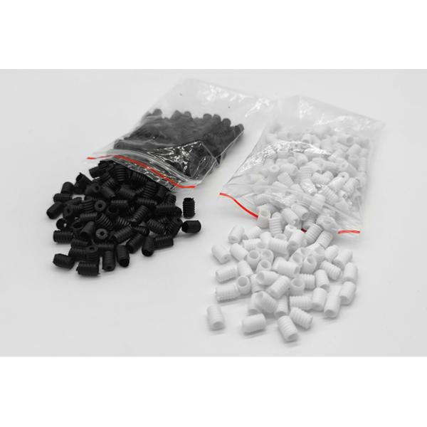 PVC rubber buckle ear rope toggle stopper ear loop cord lock with hole for face mask