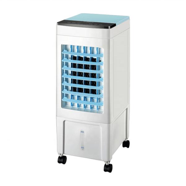 Quality Cold Air Water Mist Square Home Tower Fan Intelligent  Remote Control Cooling Fan for sale