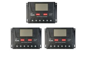 Wholesale LCD Display PWM Solar Charge Controller 12V PWM 30A Solar Controller from china suppliers