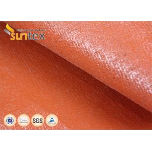 China Silicone/rubber coated fabric Polyester High tenacity coated fiberglass fabric on sale