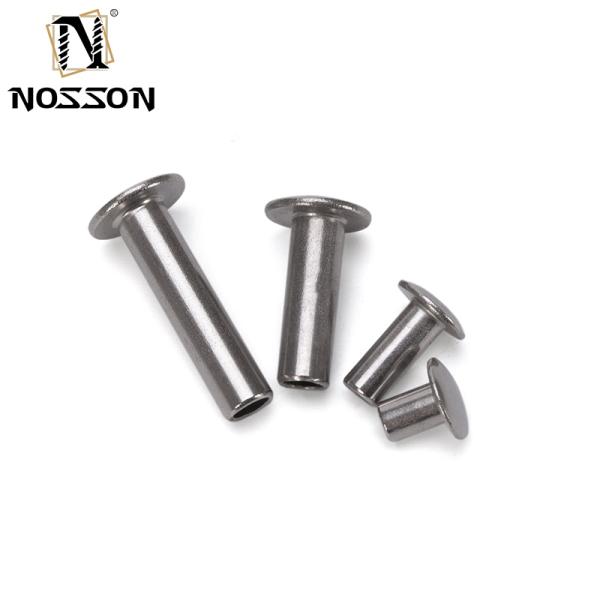 ISO Standard Bright Semi-tubular Rivet for Custom Steel Manufacturing m2.5 m3 m3.5 m4.2 m4.8 m5.5 m6.3 Bright Finish