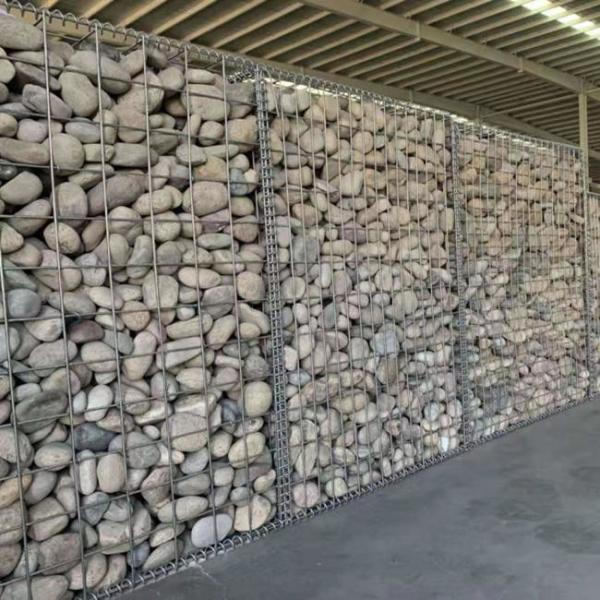 50x50mm Hot Dipped Galvanized Welded Gabion Mesh Baskets Decorative 3.8mm
