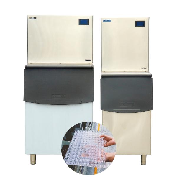 Split Type Instant Ice Cube Machine Water Cooling Mode For High Grade Cafe