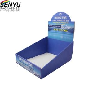 China Counter Cardboard Product Display Stands For Candy Energy Protein Chocolate Bar Paper on sale