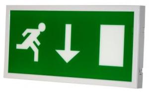 LED recessed emergency exit light