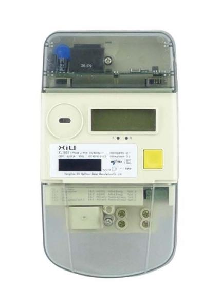 Quality AMI / AMR Single Phase Smart Energy Meters , Multifunction Electronic Kilowatt Meter for sale