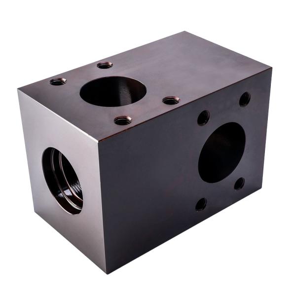 CNC Machined Aluminum Cast Iron Hydraulic Manifold Valve Block Flow Control Valve