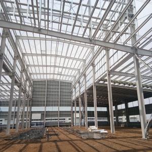 Q355 Q235 Steel Structure Warehouse with Sandwich Panel Walls