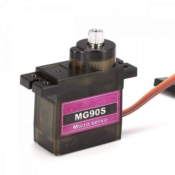 Quality TIANKONGRC MG90S  9g Aluminum Gear Servo Motor Micro Servo For RC Airplane Robot DIY Project Parts.(Without mechanical limit) for sale