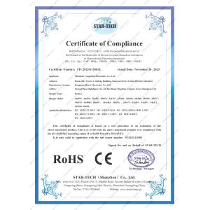 Shenzhen Longhehui Electronic Co., Limited Certifications