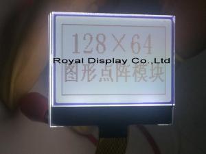Wholesale 12864 Stn COG Lcd Module Blue Negative Industrial LCD Screen Transmissive from china suppliers