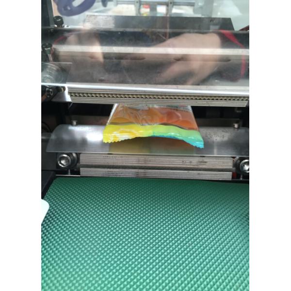 220V Horizontal Flow Pillow Bag Packaging Machine PLC / Computer Control Available