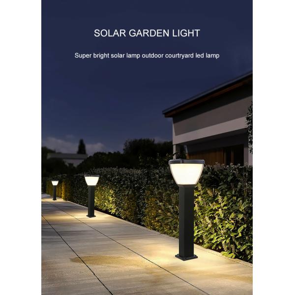 Aluminum IP54 Solar Garden Motion LED Lights 3.2V Outdoor Led