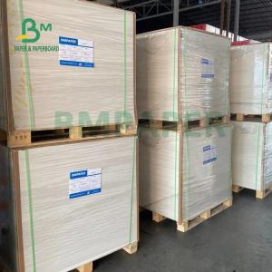 China 250gsm 300gsm C1S Kraft Back Coated Duplex Board For Salad Box Food Safe on sale