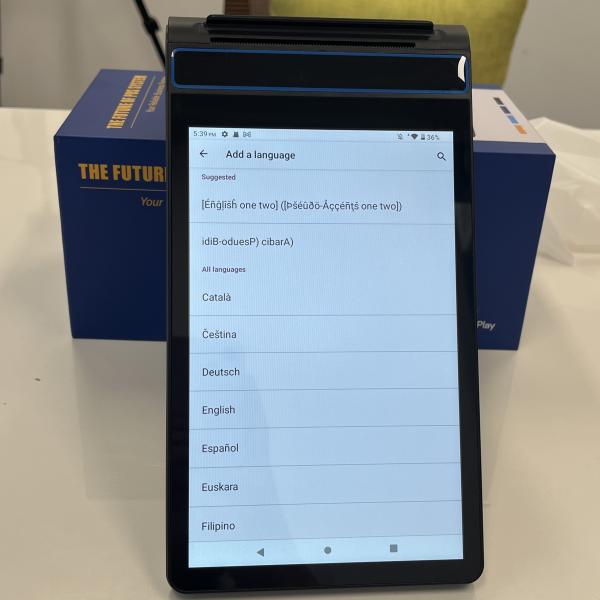 Quality NFC Card Reader Android POS With 8 Inches Screen Size Pos Systems for sale