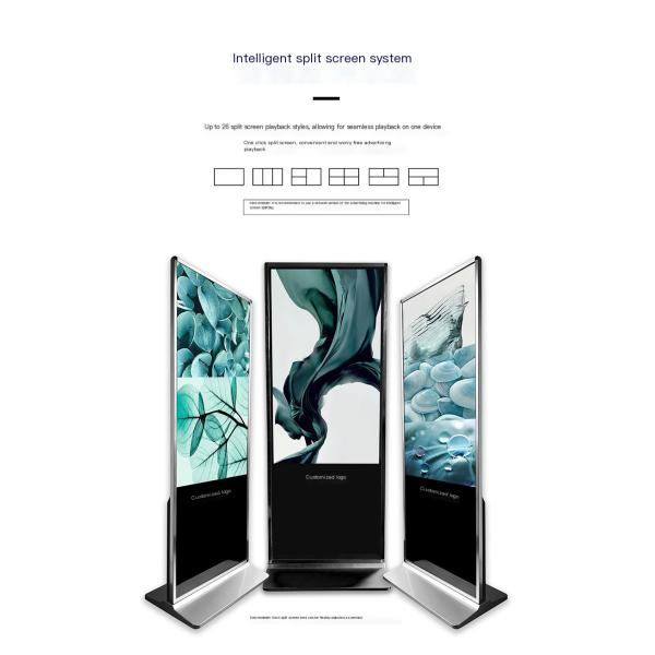 Android Floor Standing Touch Screen Kiosk Indoor Outdoor Waterproof High Definition