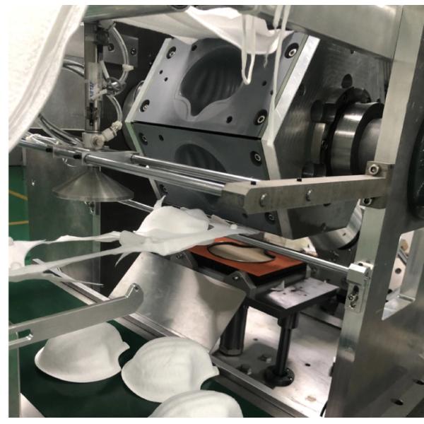 Touch Screen Anti Saliva 50hz N95 Mask Making Machine