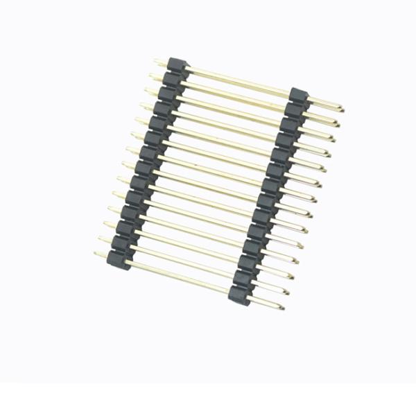 Quality DIP Type  Dual Plastic Double Row  2.54mm Pin Headers Socket   L=38mm 2*14 PIN for sale