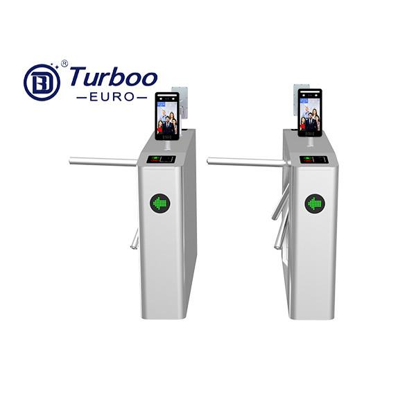 Quality RFID Access Control Tripod Turnstile Gate Full Stainless Steel With LED Indicator Turboo for sale