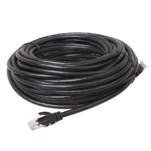 China Black LSZH UTP Cat6a Lan Cable With CMG Modular Plug Connector on sale