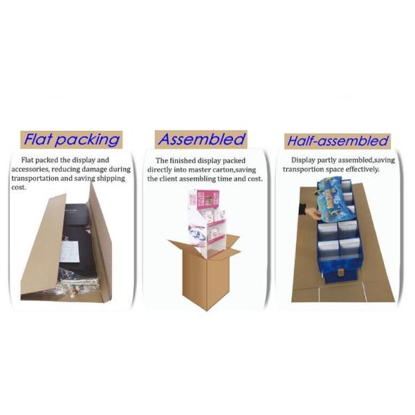 Impact Eye - Attracting Cardboard Shelf Display Pantone Color Lightweight