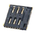 Stable Performance Push Push Type Tablet Nano Sim Card Socket Holder Connector