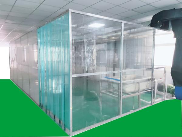 Quality ISO7 Softwall Clean Booth With Anti - Static PVC Curtain Materials Easy Installation for sale