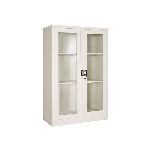 Tall KD Structure Insulated Glass Door Filing Cabinet