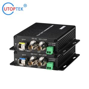 Wholesale HDSDI/3G-SDI to Fiber Converter with Rs485 SDI loop out transmitter and Receiver from china suppliers