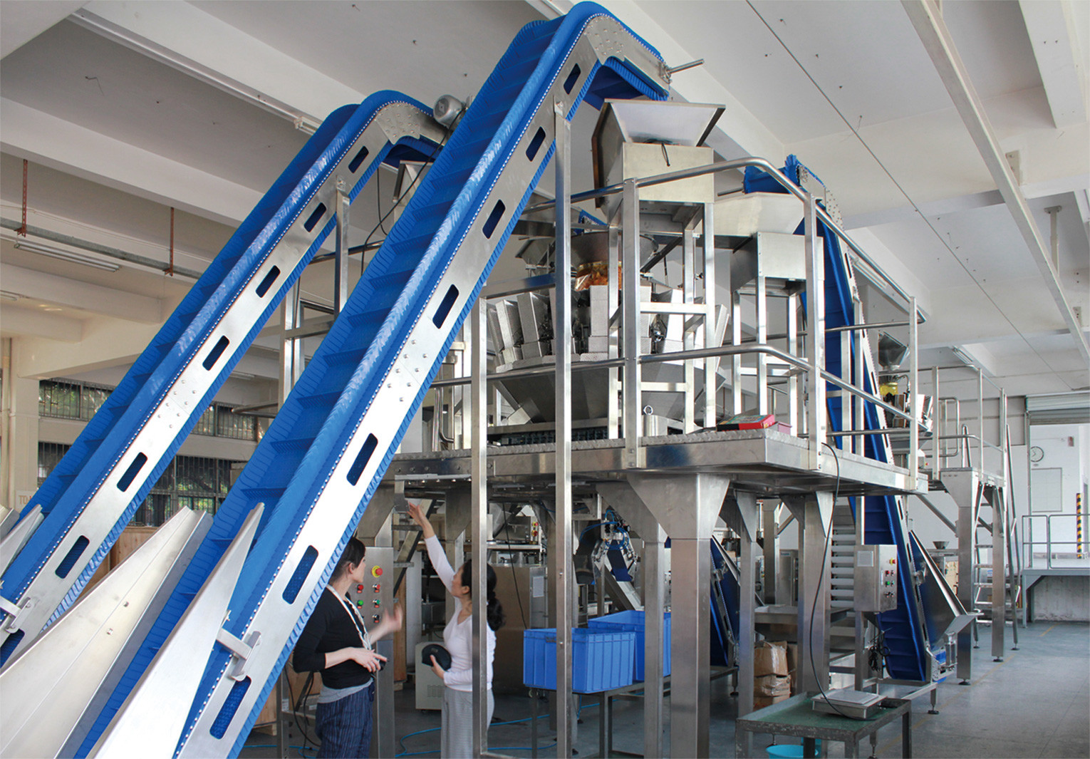 Rice Multihead Weigher Machine With 10'' Touch Screen