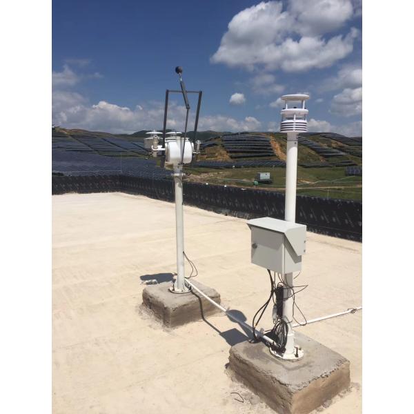 Temperature Humidity SO2 NO2 CO O3 PM2.5 PM10 Compact Weather Station with Design