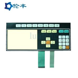 China 3M467 Adhesive Matte Flat Membrane Switch Prototype PET Screen Printing on sale