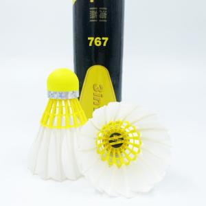 Wholesale 3in1 Durable Goose Feather Shuttlecock Pro Petrle 767 Badminton Shuttlecock from china suppliers