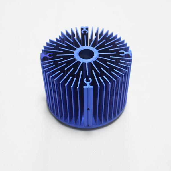 Blue 85x75mm Cold Forging Heat Sink Anti Corrosion Practical