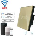EU Standard Wifi Light Switch Wall Switch Wireless Smart Switch 220v APP Control