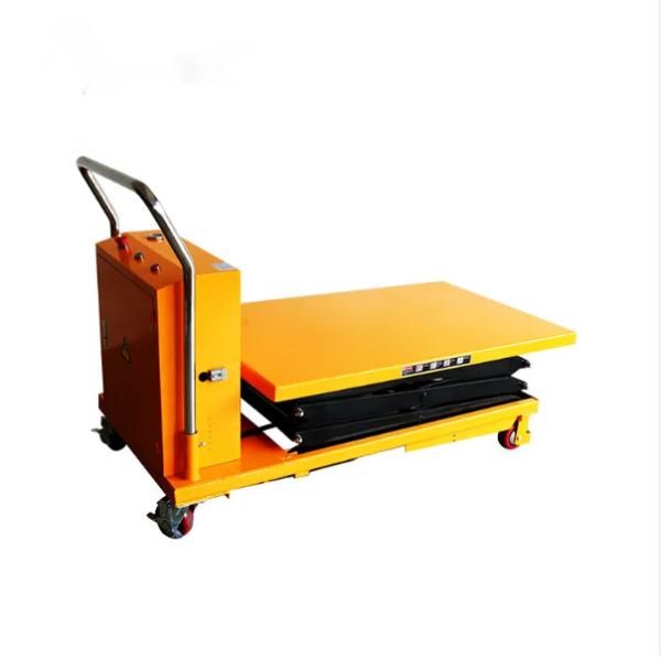 Heavy Duty 1000kgLifting 1m Electric Static Mobile Automatic Lift Tables Portable Scissor Lift Table Trolley