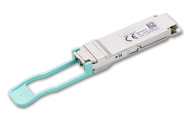 QSFP+ 40G LX4 transceiver module,4 CWDM lanes MUX/DEMUX design