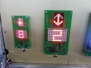 Wholesale 7x11 orange color square hole led dot matrix display module led panel for lift from china suppliers