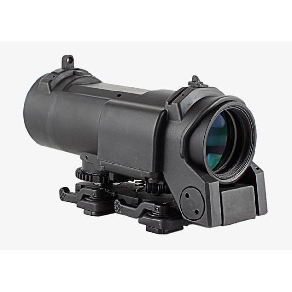 Black 4X32 F Tactical Rifle Scope Red Illuminated 11 Levels Brightness For Air Soft Riflescopes