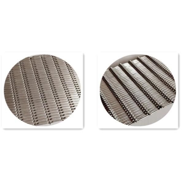 Cladding Wall Architectural Wire Mesh, Colse-Knit Rigid Woven Wire Mesh