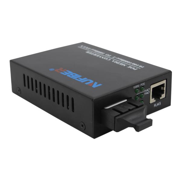 10/100/1000M POE Powered Switch for IEEE802.3af Devices 1310nm 20km SC Fiber to Copper High-Speed
