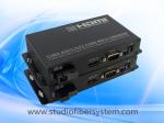 HDMI over fiber extenders with RS232 control data point to point popplication